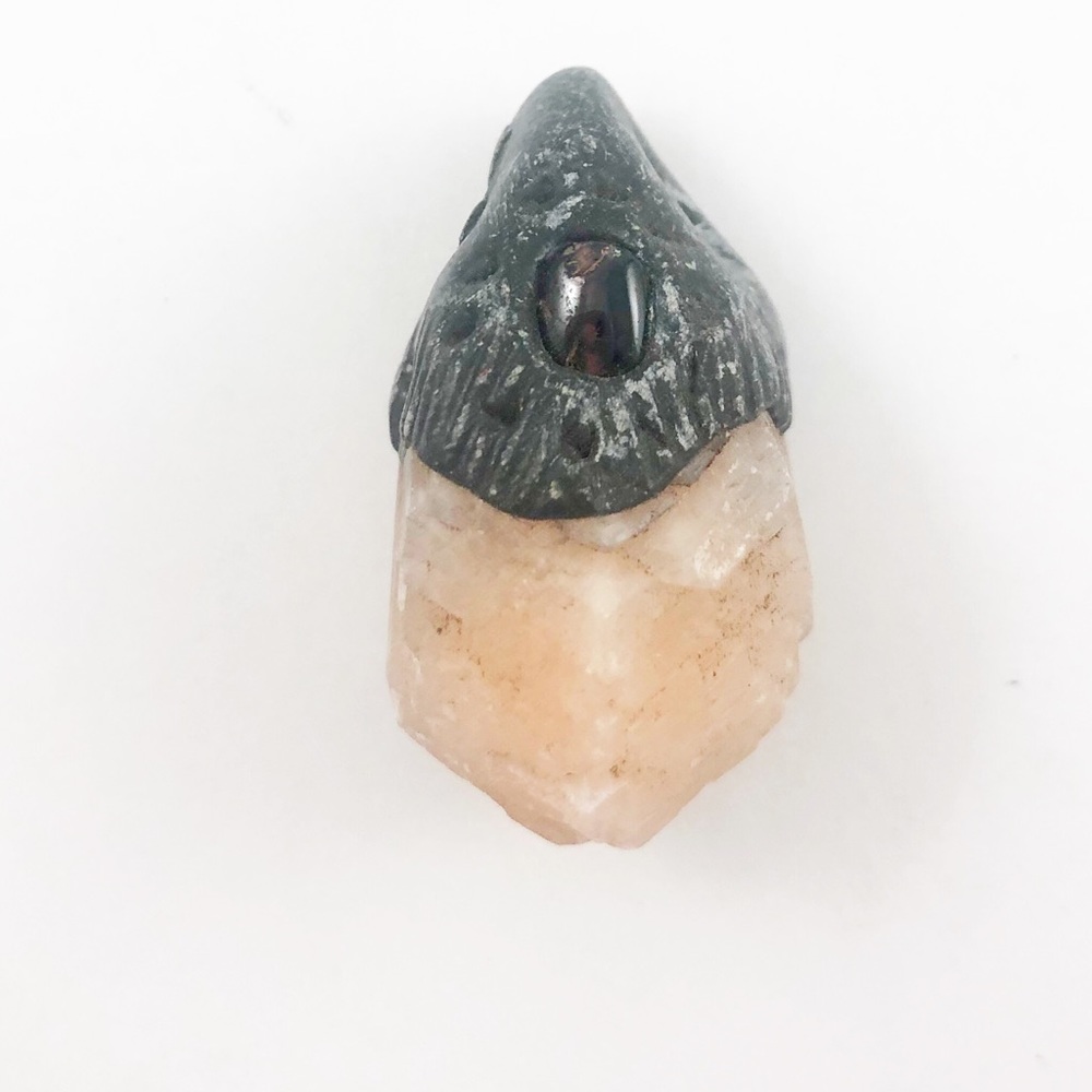 Raw gemstone necklace from India
